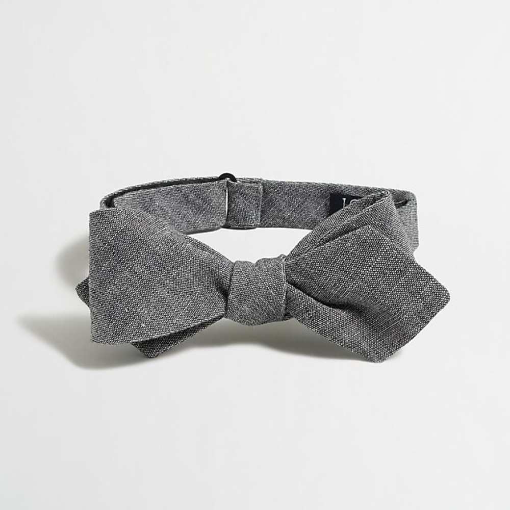 J. Crew Chambray Bow Tie